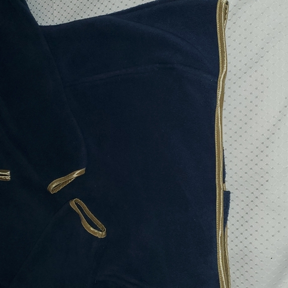 NFL for Her Blue Los Angeles Rams Quarter Zip Warm Pullover w/Gold Trim-Sz M - Picture 13 of 17